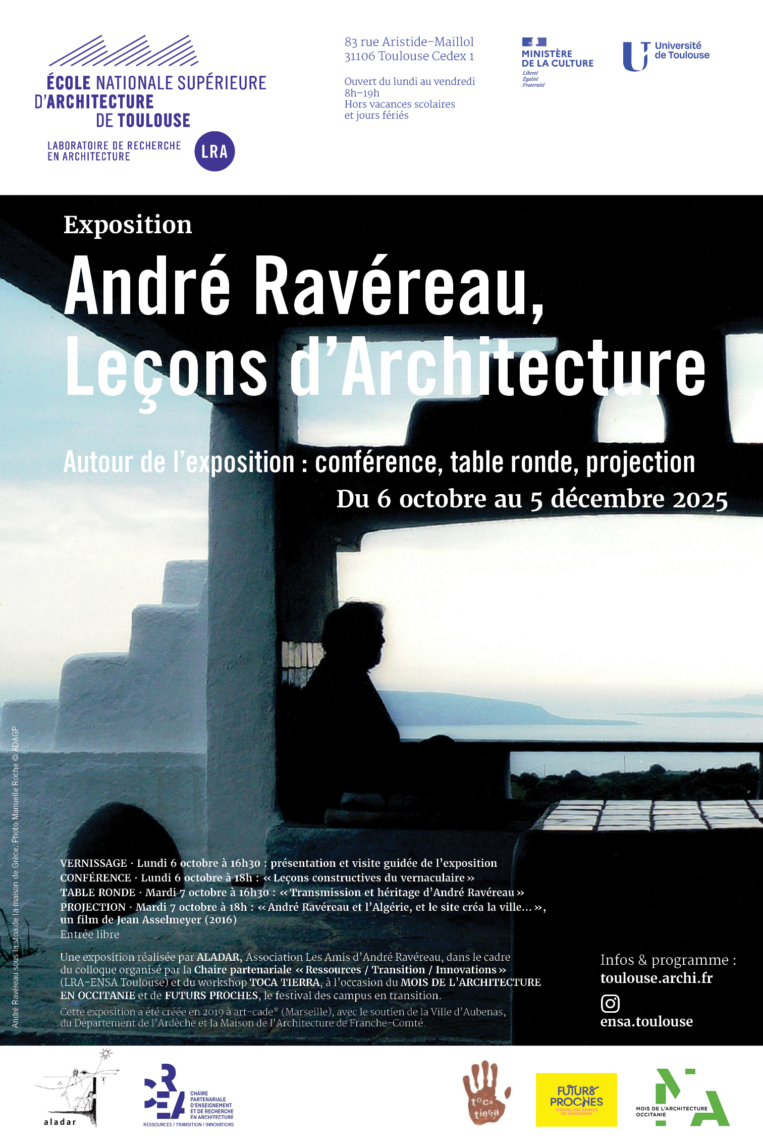 EXPOSITION « André Ravéreau, Leçons d’Architecture »
