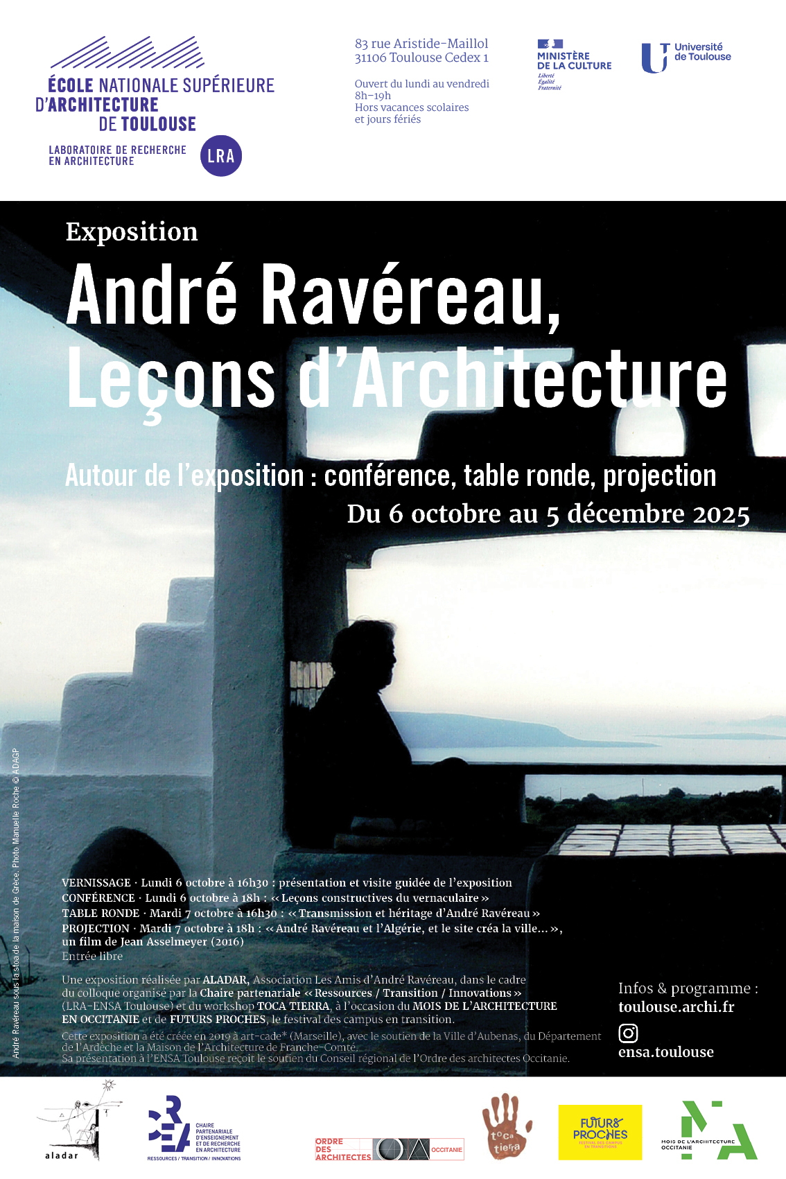 UNE EXPOSITION : "André Ravéreau, Leçons d'Architecture"