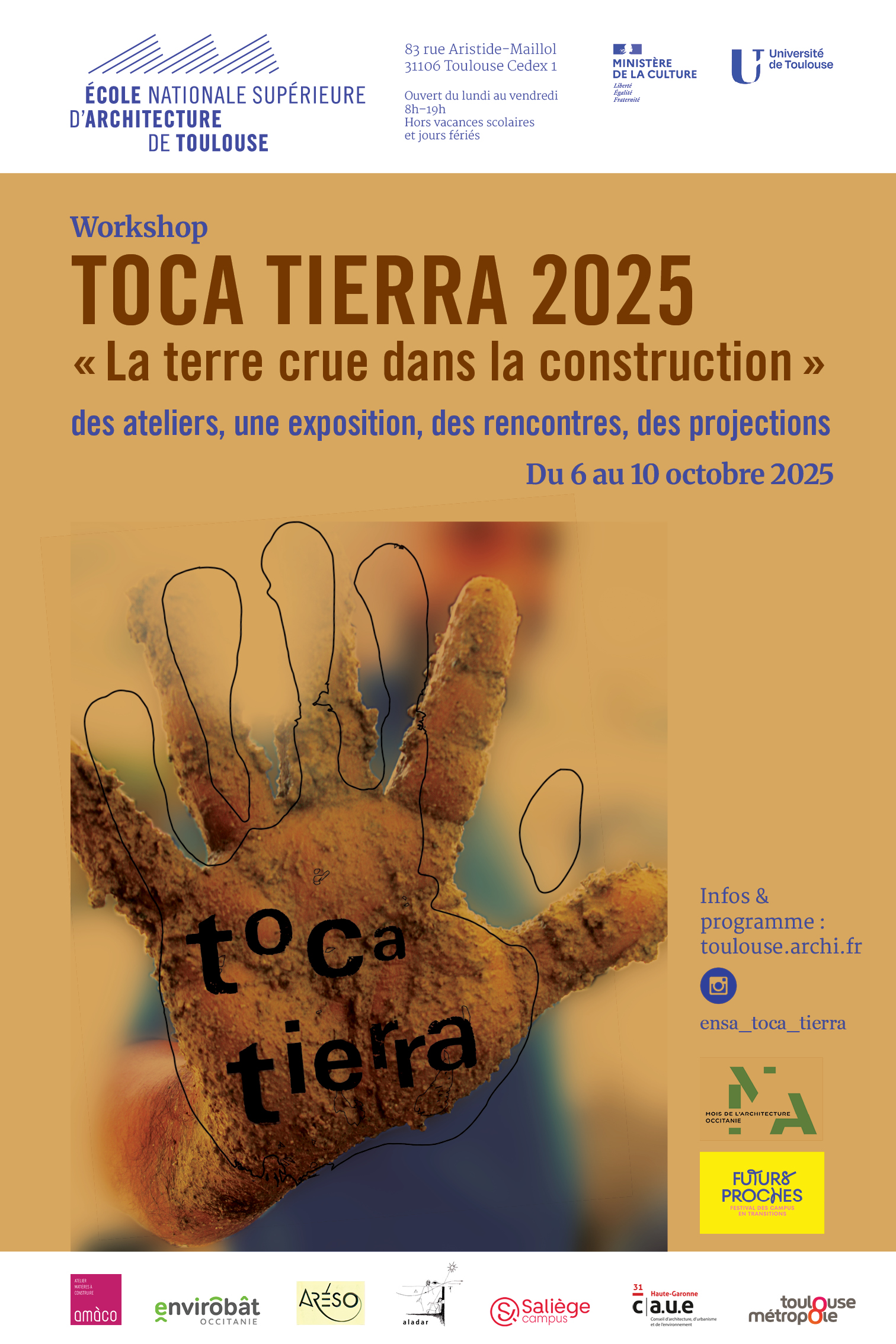 TOCA TIERRA 2025 « La terre crue dans la construction »