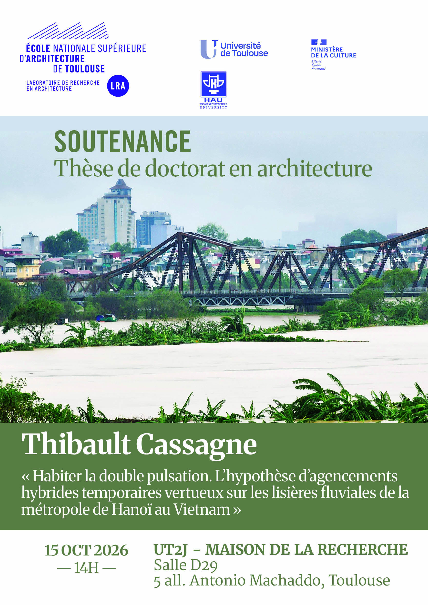 SOUTENANCE DE THÈSE - Thibault Cassagne