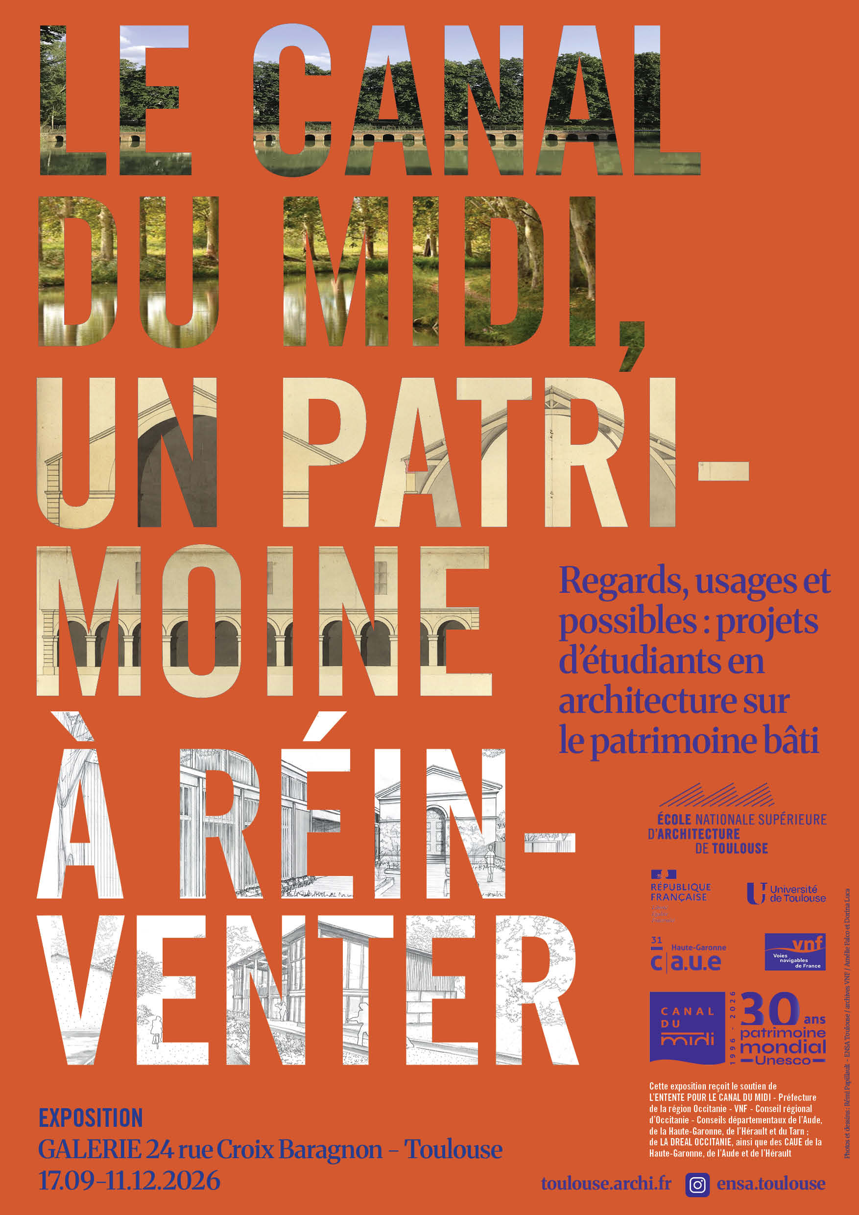 LE CANAL DU MIDI, UN PATRIMOINE A RéINVENTER   Regards, usages et possibles : projets d'étudiants en architecture sur le patrimoine bâti