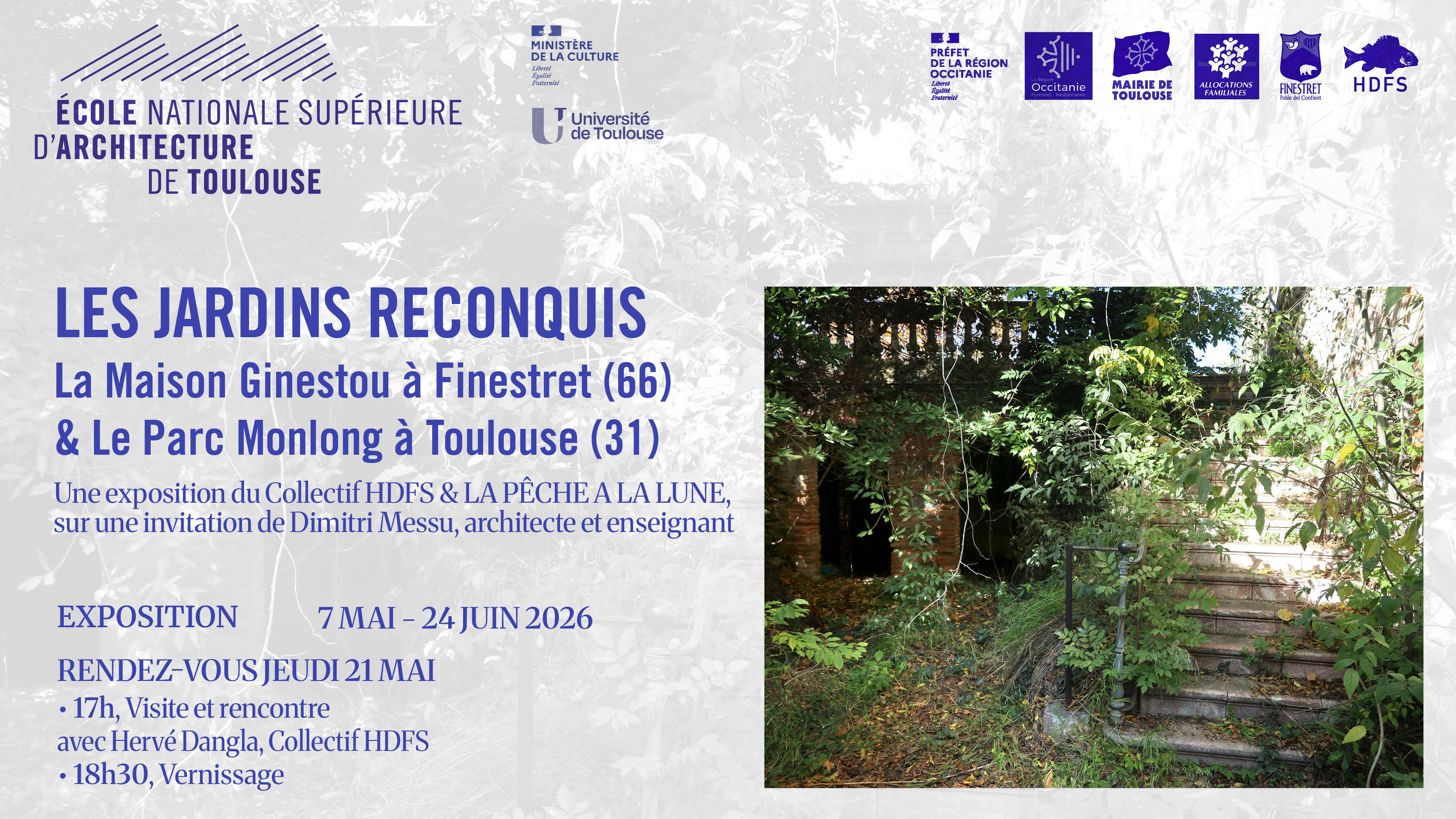 LES JARDINS RECONQUIS - La Maison Ginestou à Finestret (66) & Le Parc Monlong à Toulouse (31)