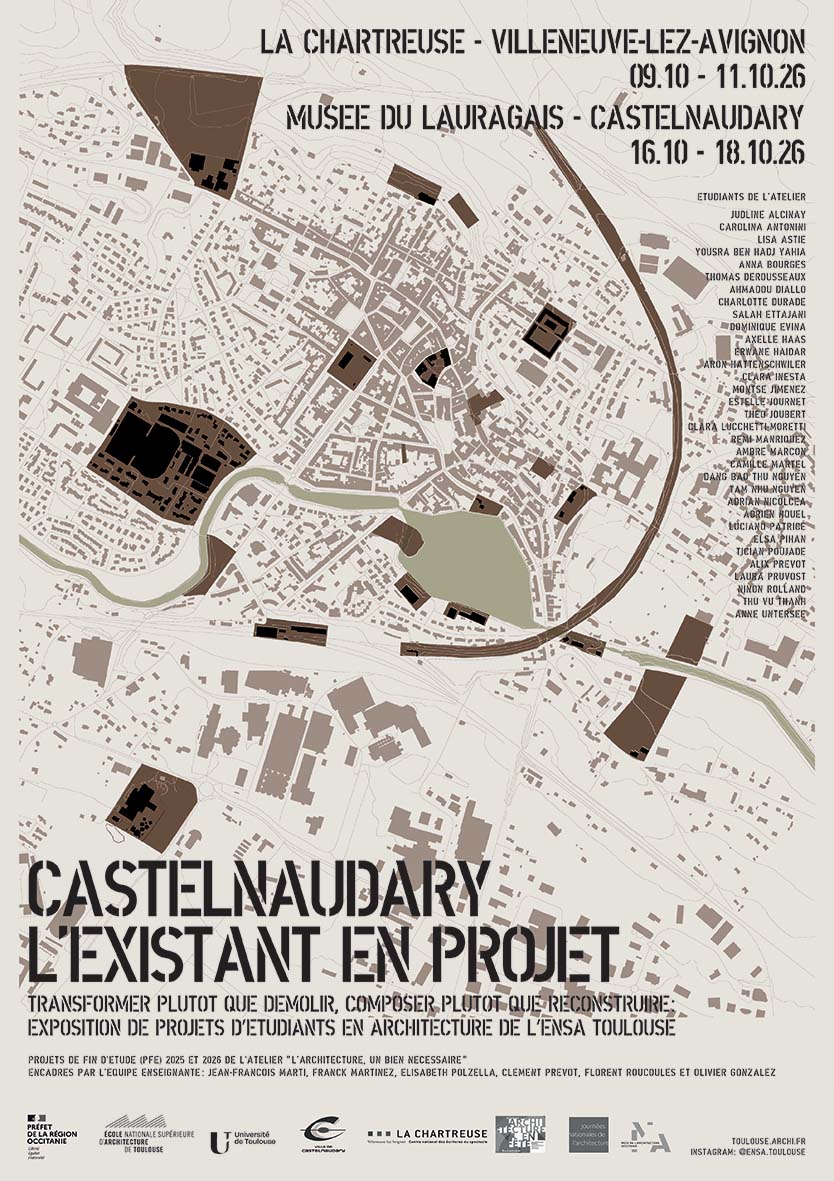 CASTELNAUDARY, L'EXISTANT EN PROJET