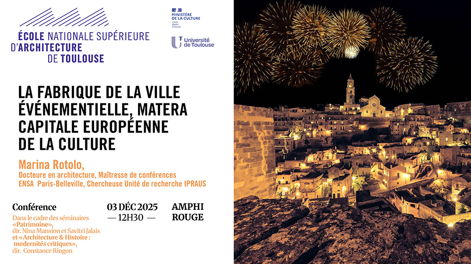 LA FABRIQUE DE LA VILLE ÉVÉNEMENTIELLE, MATERA CAPITALE EUROPÉENNE DE LA CULTURE par Marina Rotolo