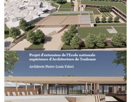 Projet d'extension de l'Ensa de Toulouse. Architecte Pierre-Louis Faloci. Images 3d