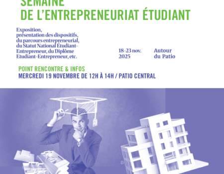 SEMAINE DE L'ENTREPRENEURIAT ÉTUDIANT Du 18 au 23 novembre 2025