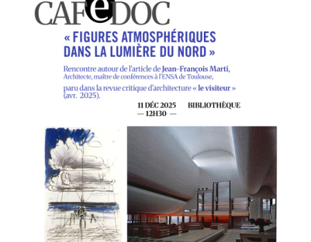 CAFEDOC « FIGURES ATMOSPHÉRIQUES DANS LA LUMIÈRE DU NORD »   Rencontre avec Jean-François Marti
