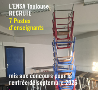 L'Ensa recrute : 7 Postes d'enseignants